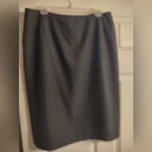 Elegant Charcoal Pencil Skirt